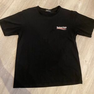 Balenciaga Black Short Sleeve Tee